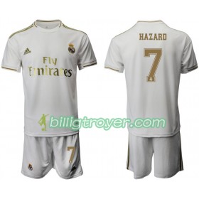 Billige Fotballdrakter Real Madrid Eden Hazard 7 Barn Hjemmedraktsett 2019/20 Kortermet